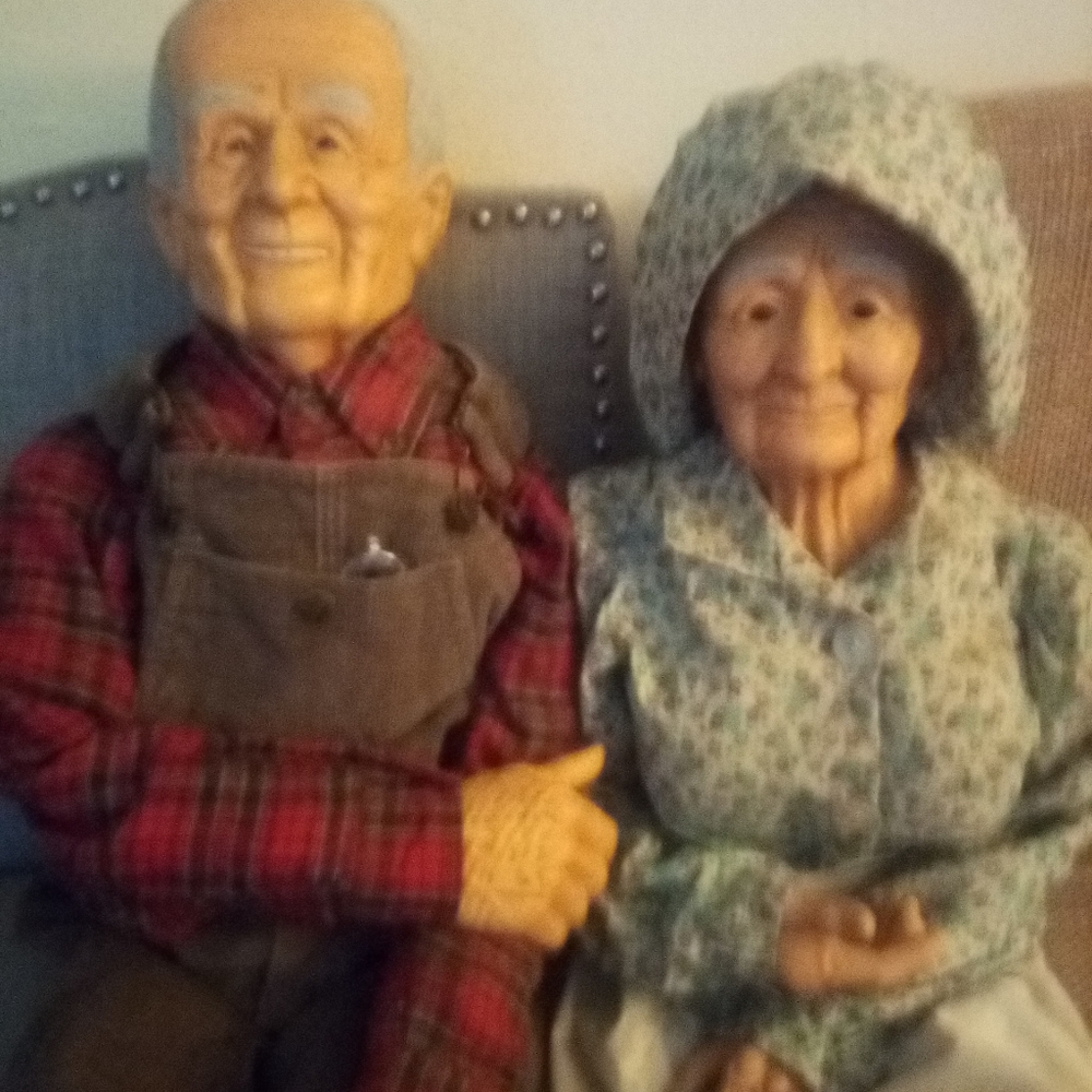 Grandpa and grandma dolls